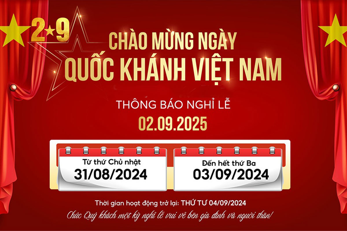 thông báo nghỉ lễ 2/9/2026